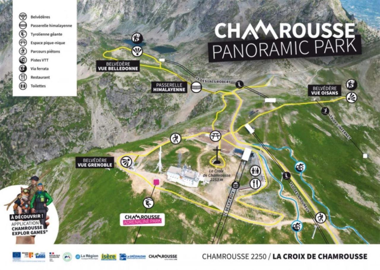 Le T2 Douillet D'Uriage - Residence Le Louvre - Cure Thermale Uriage- Proche Chamrousse - Jusqu'A 3 Personnes - Region Agreable En Toute Saison Vaulnaveys-le-Haut Esterno foto
